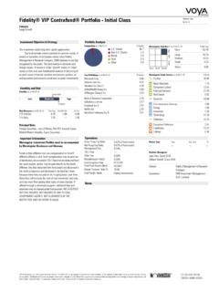 fidelity vip contrafund portfolio morningstar.
